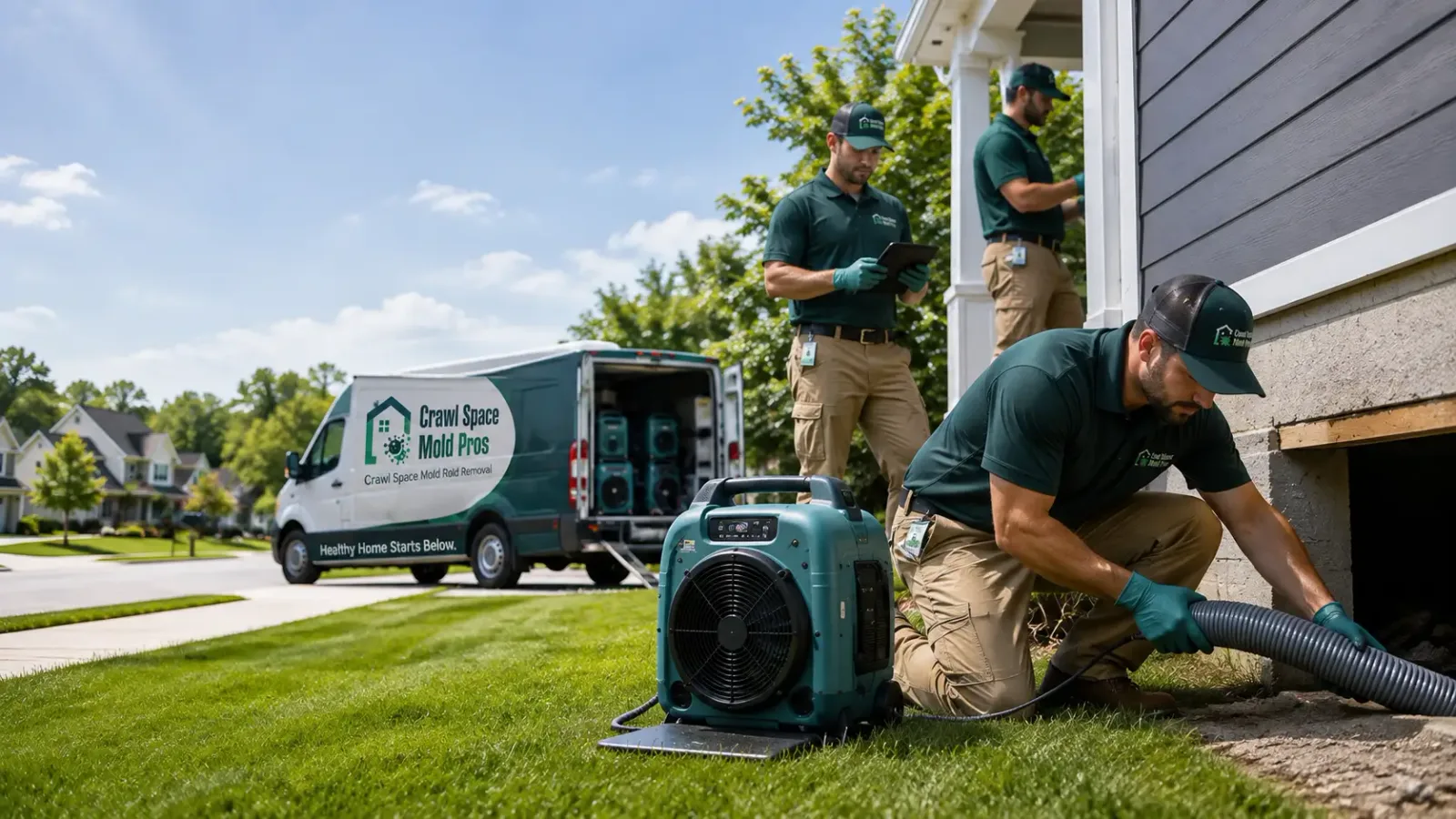 Crawl Space Mold Removal in Creston, WA